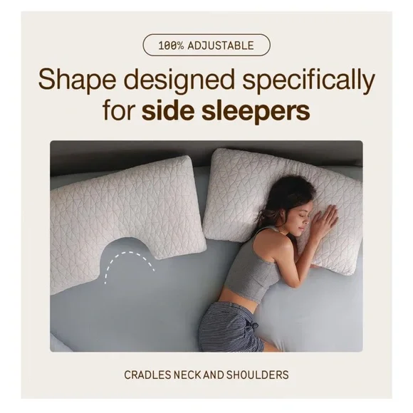 White Extra Oomph Memory Foam Pillow - Picture 5 of 11